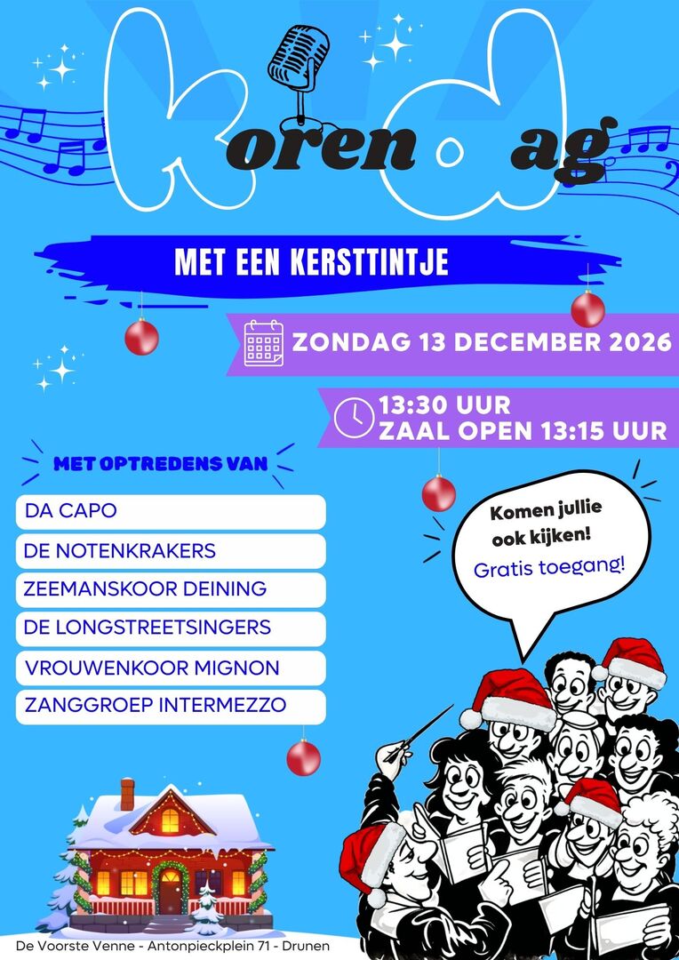 13 december | Met een kersttintje