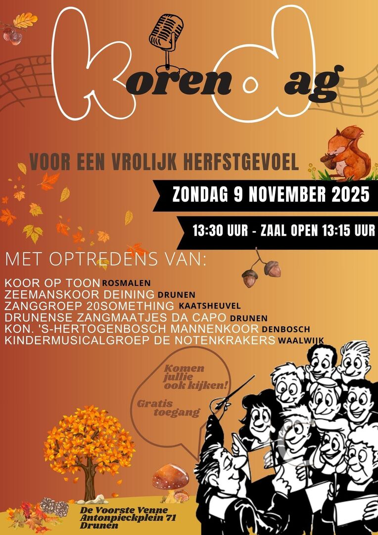 9 november | Voor een vrolijk herfstgevoel