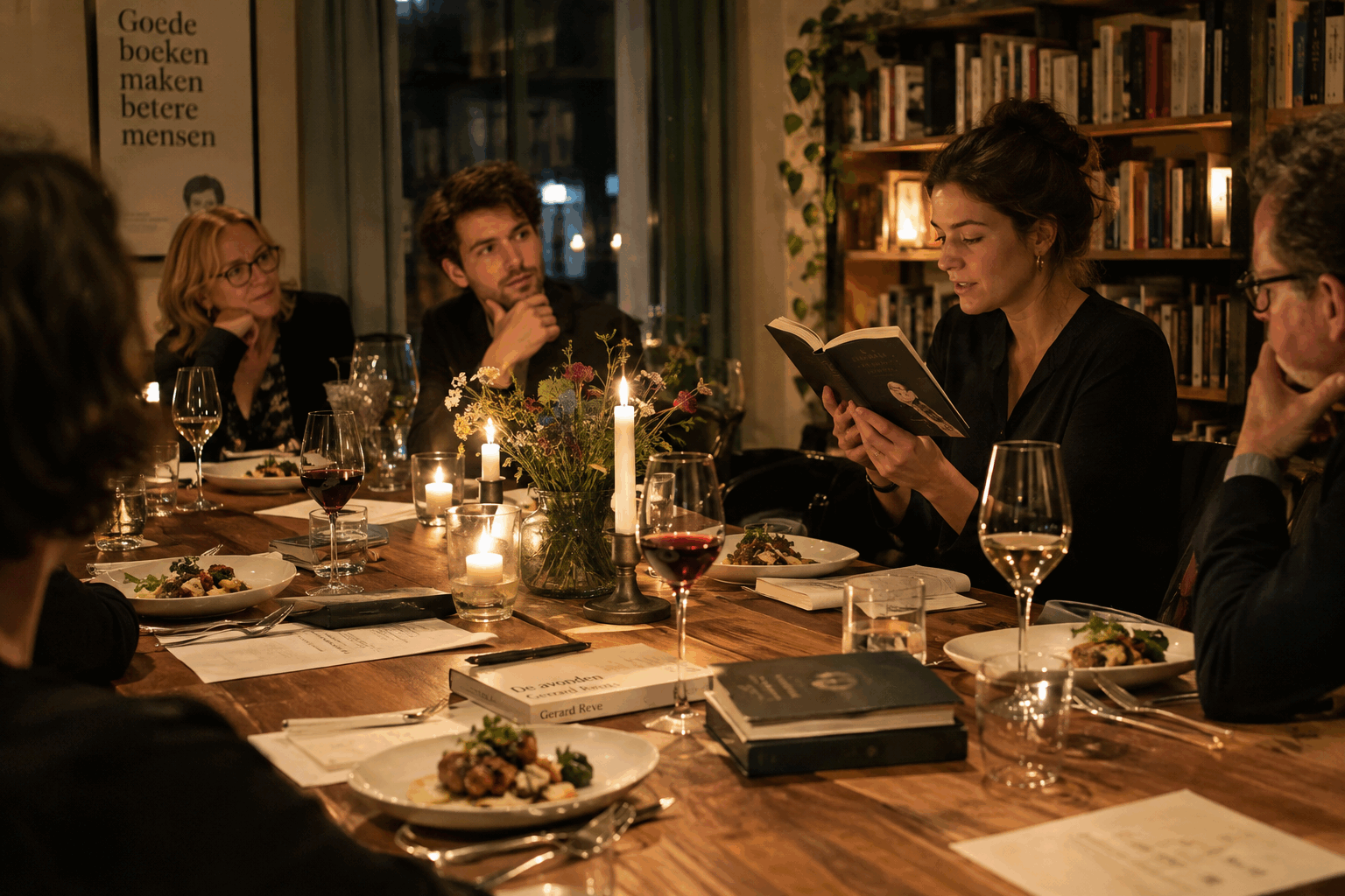 Een literair diner met Jaap Robben