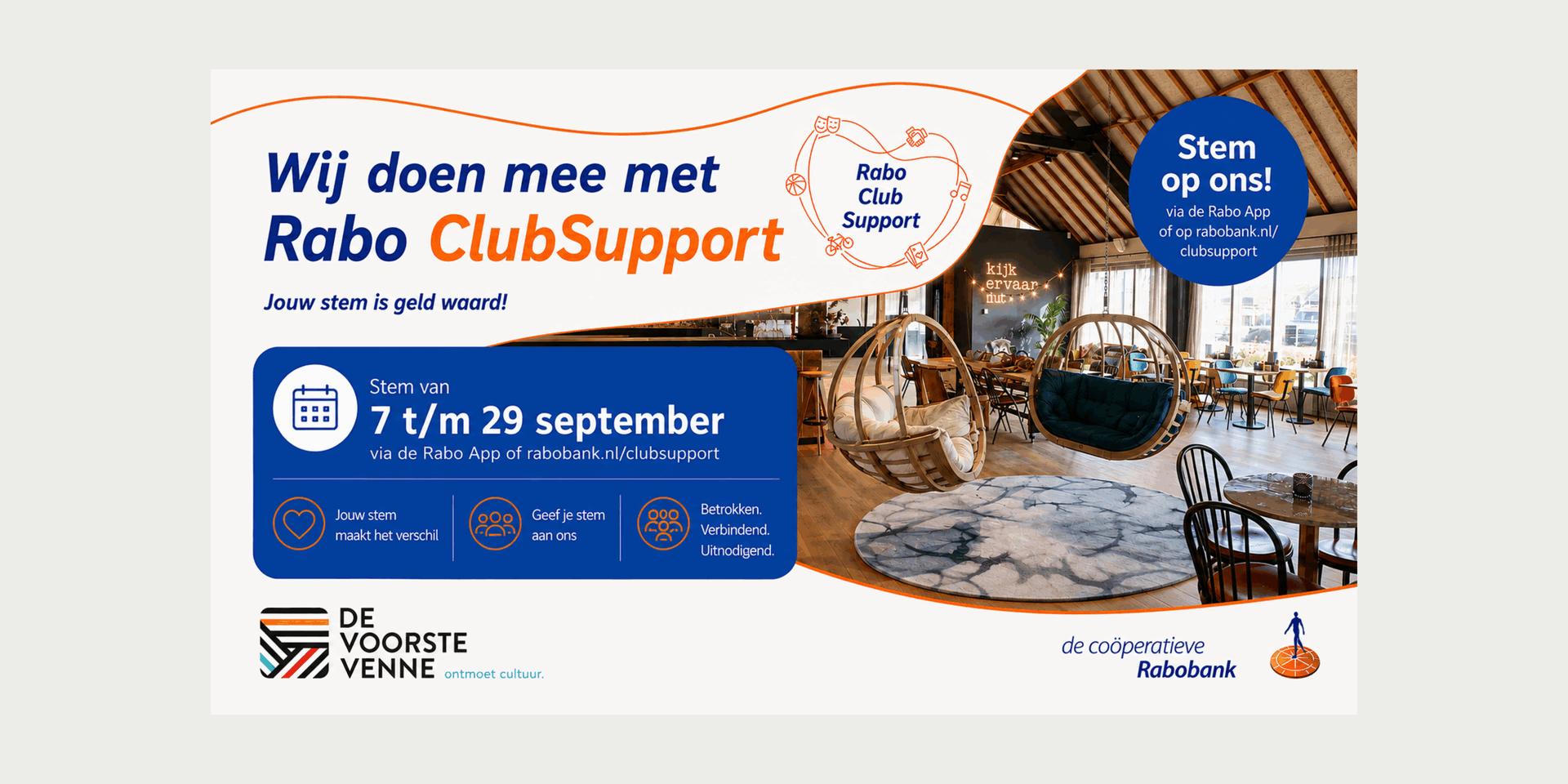 Stem op ons!