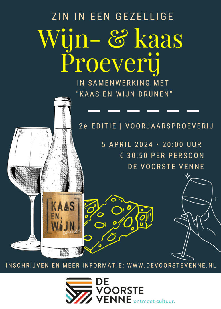 Wijn en kaas proeverij